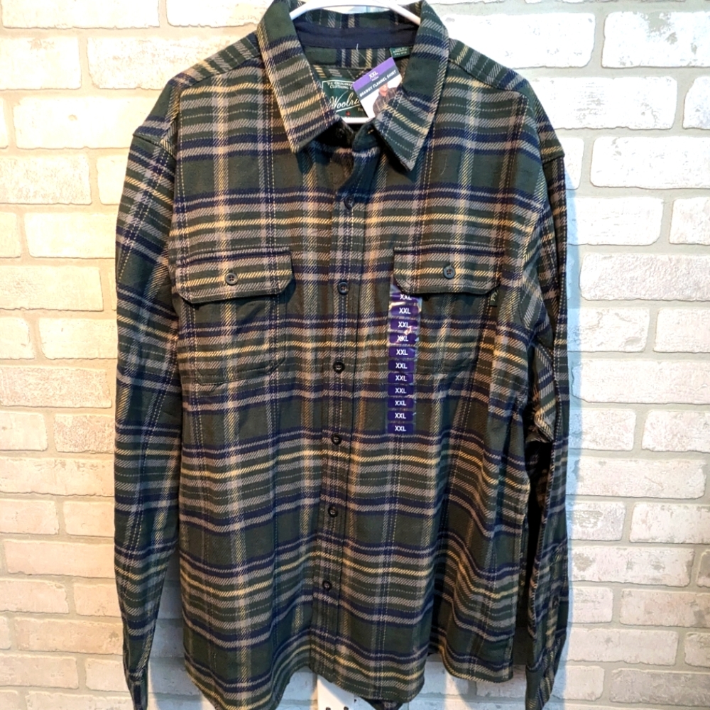 NEW Woolrich flannel shirt, XXL, NEW with tags.